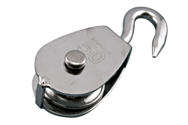 Stainless Steel Swivel Block with Hook, S0401-H050